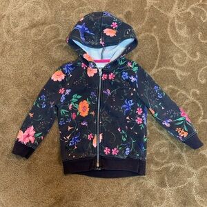 Old Navy Floral Toddler Hoodie